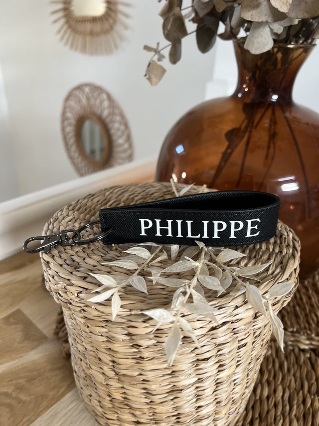 Porté-clés dragonne Noir