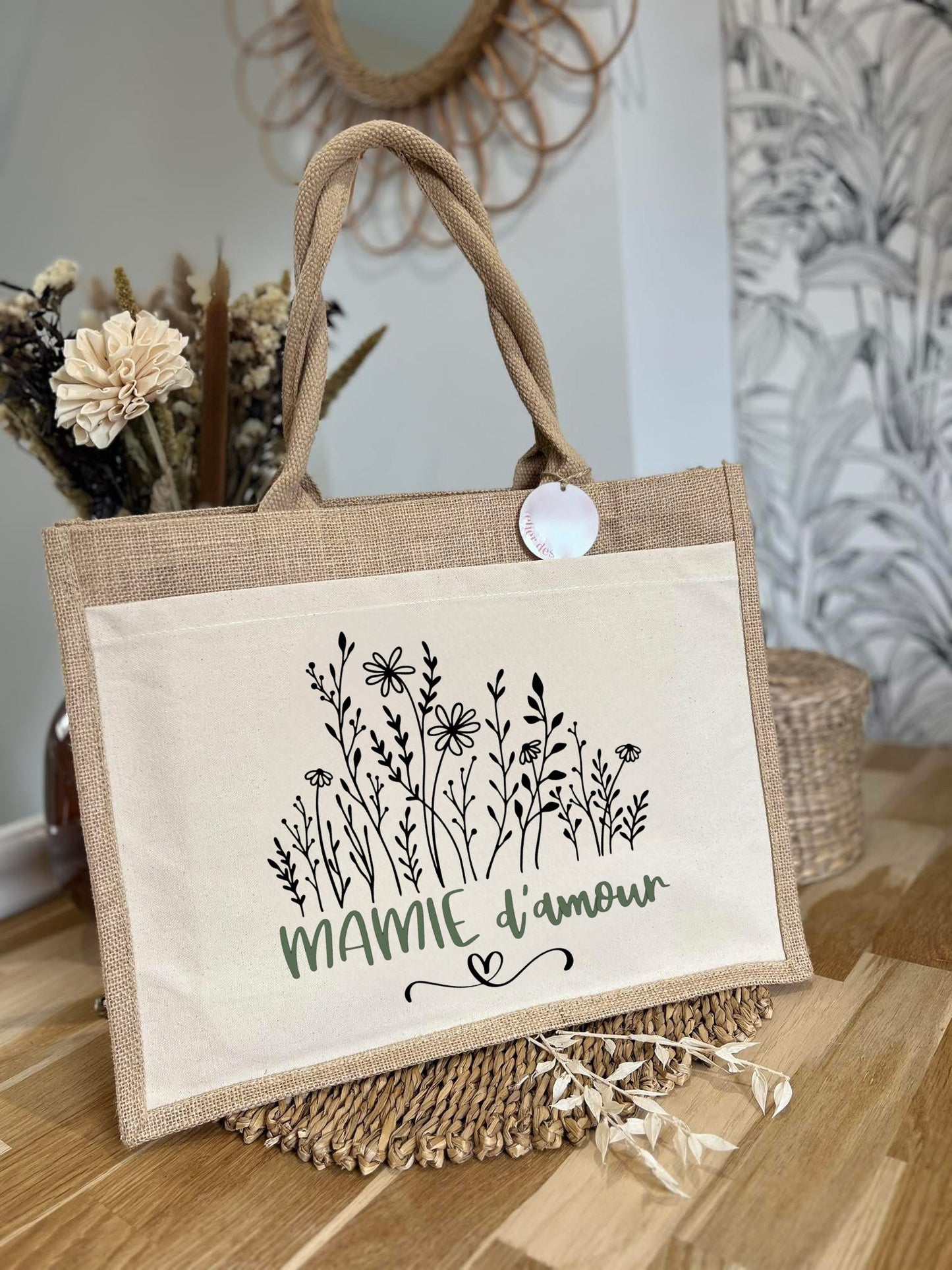 Cabas "JARDIN FLEURI"