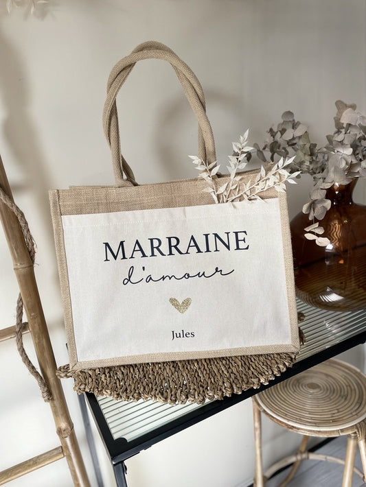Cabas « MARRAINE d’amour »