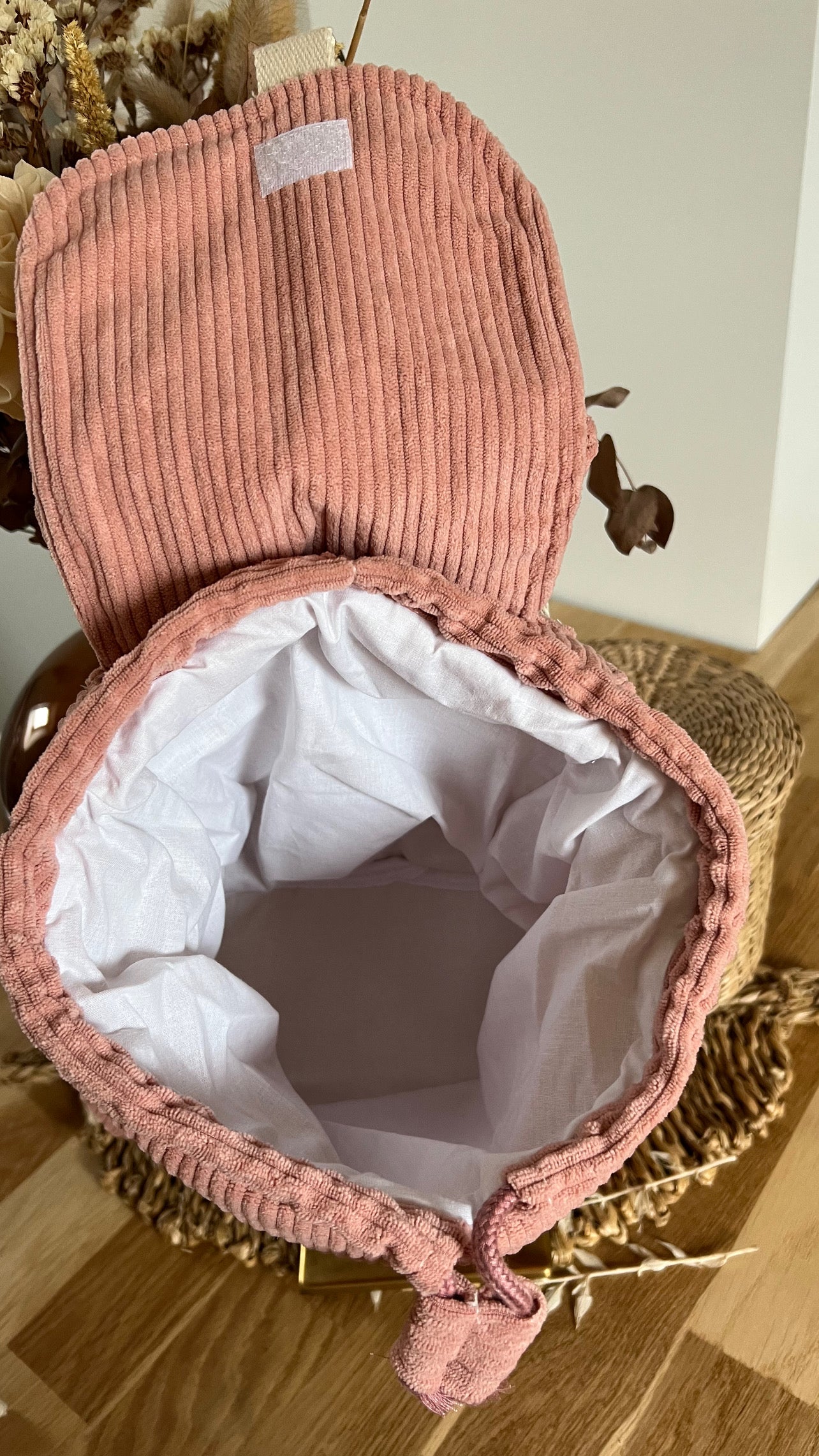 Sac à dos « VELOUR » Rose