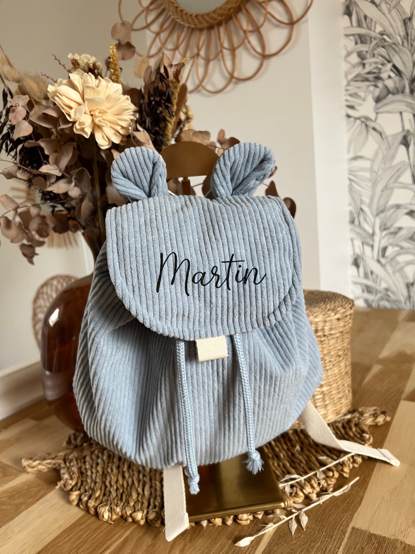 Sac à dos « VELOUR » Bleu