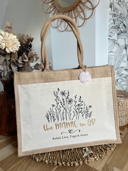 Cabas "JARDIN FLEURI"