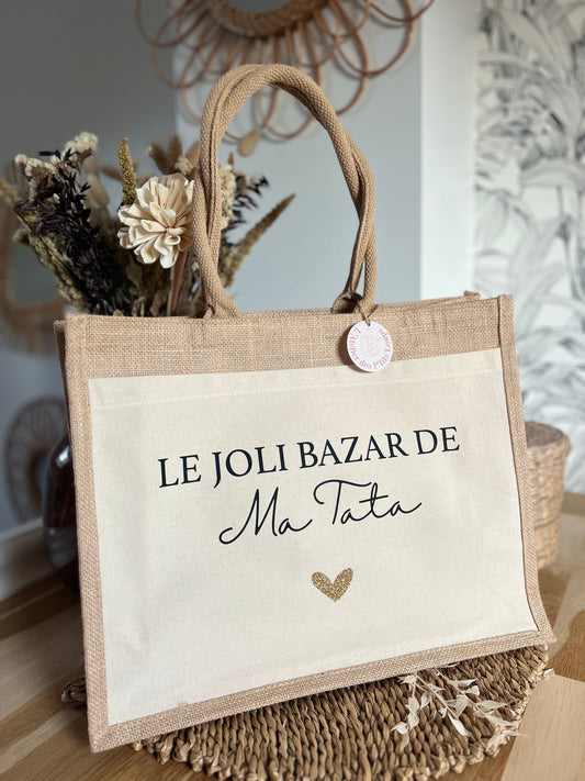 Cabas "BAZAR + COEUR"