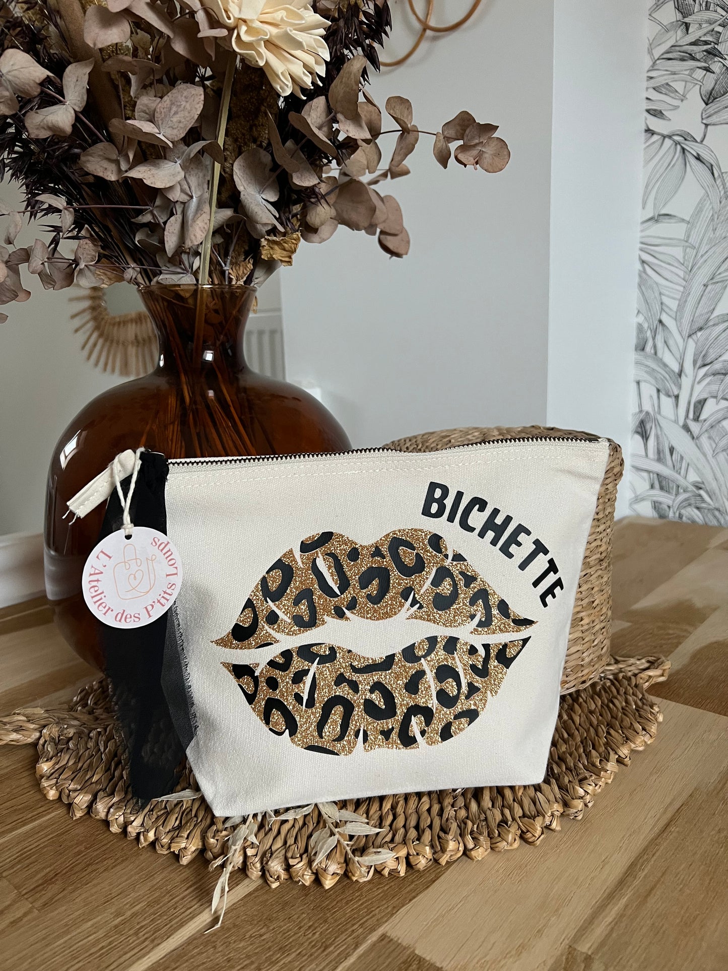 Pochette "BISOU LÉOPARD"