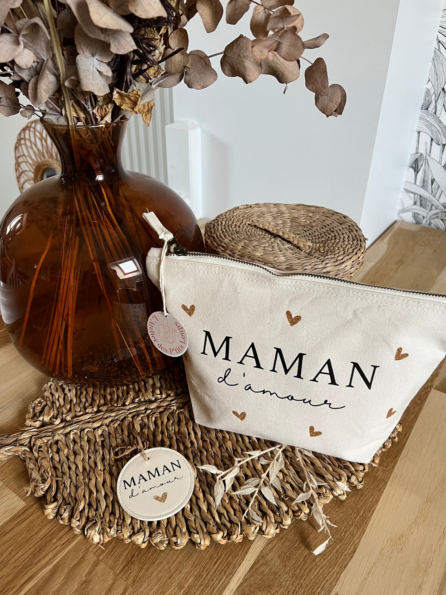 Porte-clés rond personnalisé