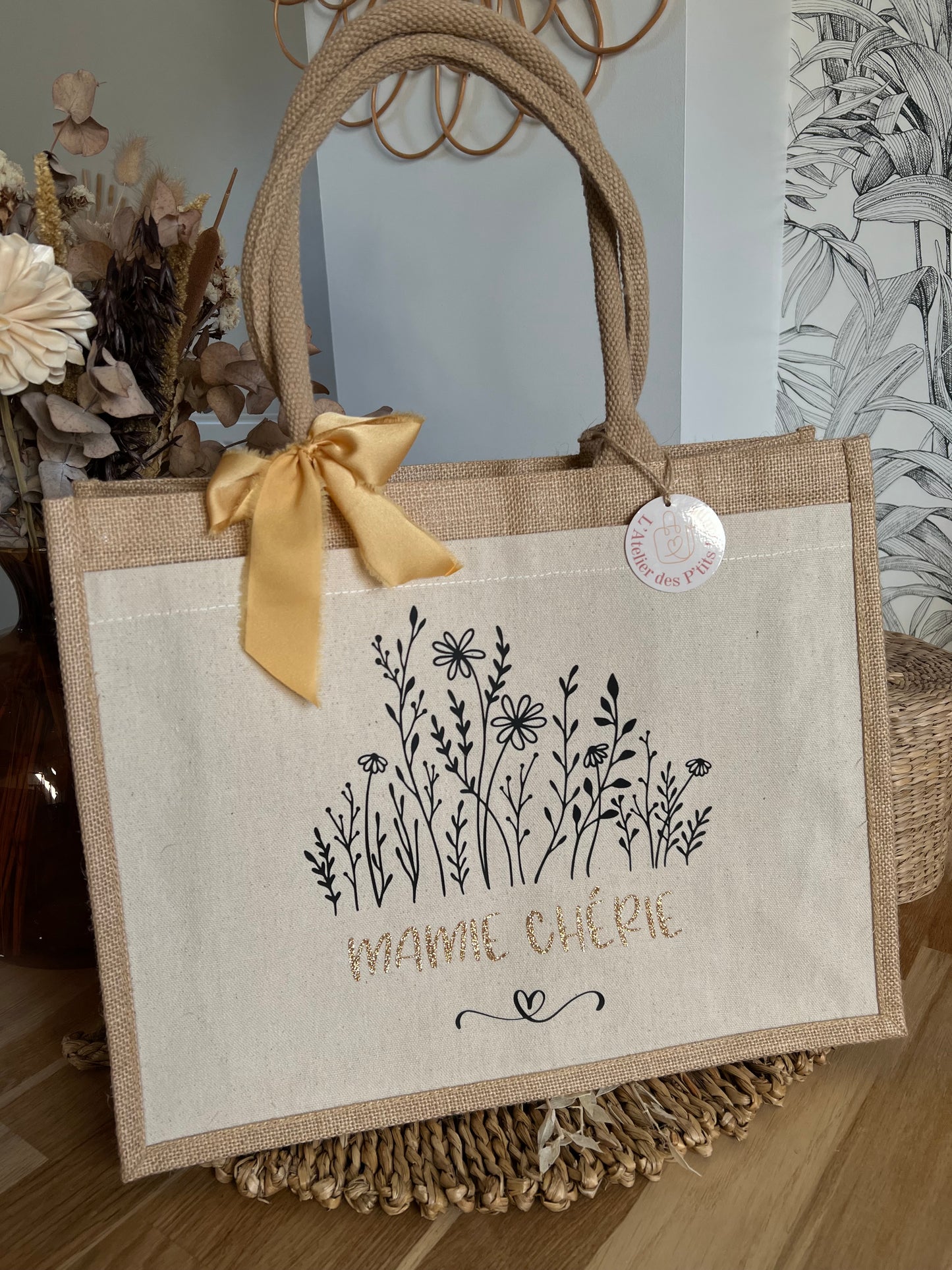 Cabas "JARDIN FLEURI"
